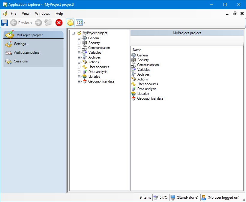 Application Explorer overview